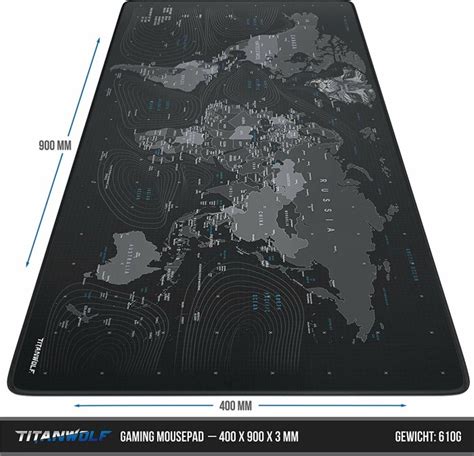 Titanwolf Global Wolf Xxl Speed Gaming Mauspad Ab