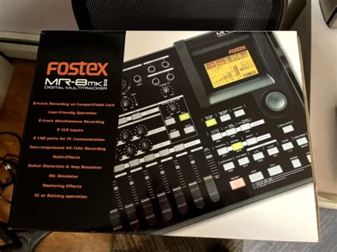 Fostex Mr 8 Mkii Digital Multitrack Recorder Black Mr8 Mk2 Multitracker 1gb Card Ebay