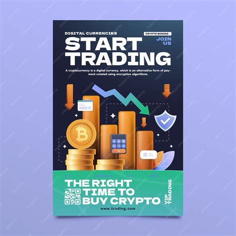 Premium Vector | Trading system poster in realistic style