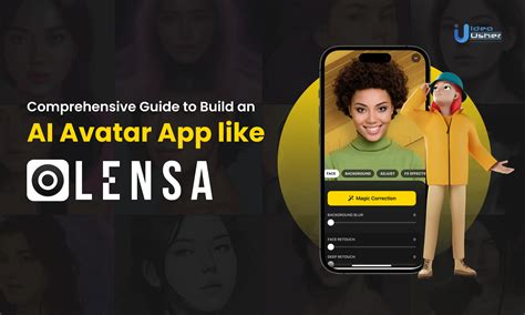 AI AVatar App Development like Lensa AI - IdeaUsher