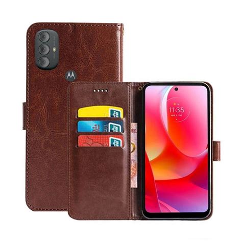 Wallet Cover 3 Kort Motorla Moto G Power 2022 Brun Elgiganten