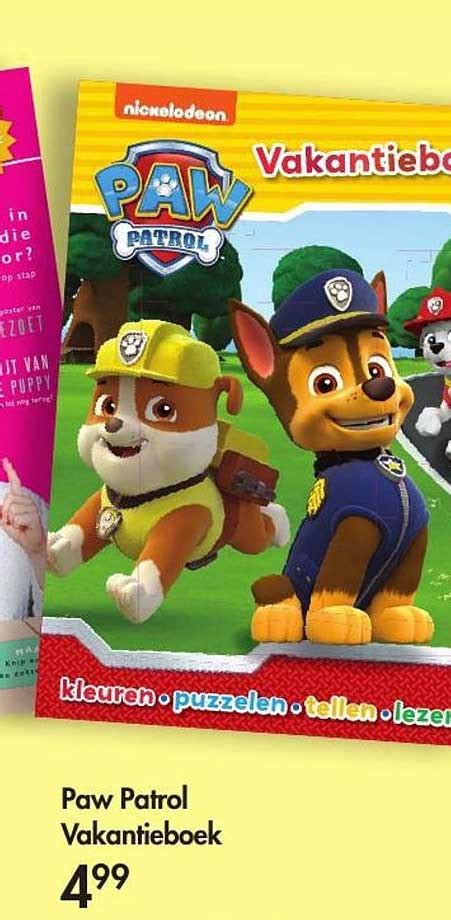 Paw Patrol Vakantieboek Aanbieding Bij The Read Shop 1Folders Nl