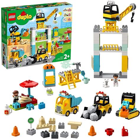 Lego 10933 Duplo Tower Crane And Construction Vehicles