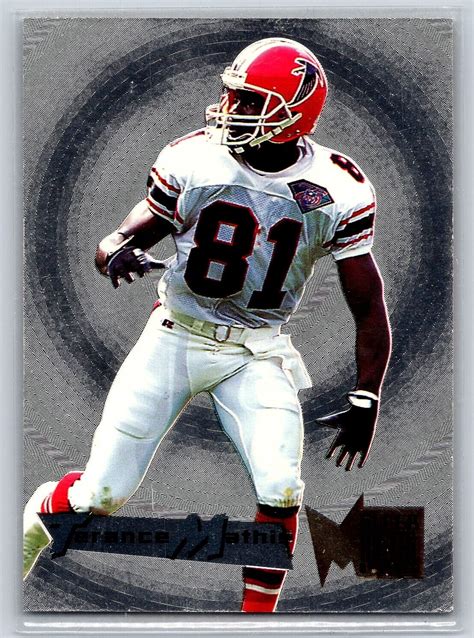 1995 Fleer Metal Terance Mathis 12 Atlanta Falcons Ebay