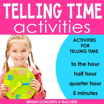 Telling Time Activities by Bright Concepts 4 Teachers | TpT