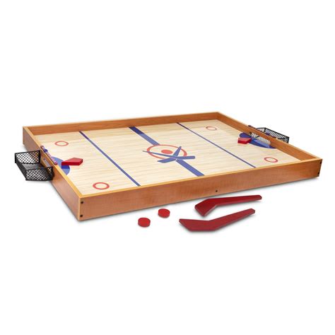 Point Games Kids Toy: Tabletop Air Hockey, Durable Wooden Board ...