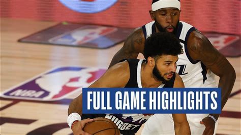 Murray Saved Denver Nuggets Vs Jazz Full Game 25 August 2020 Youtube