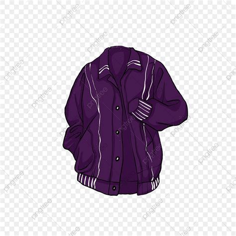 Chaqueta P Rpura Original De Dibujos Animados Pintados A Mano Png