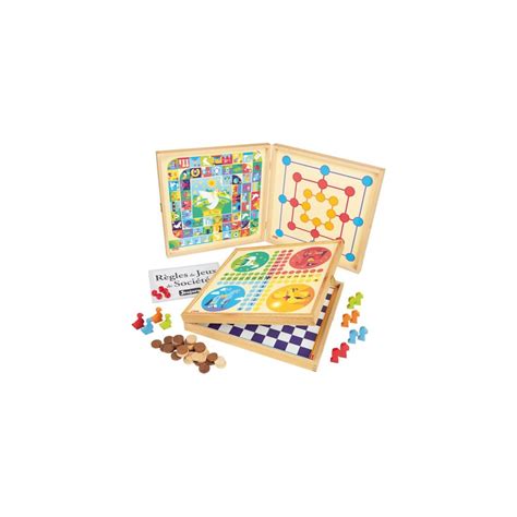 Coffret de Jeux de Société 50 règles Jeu Jura Jeux classiques