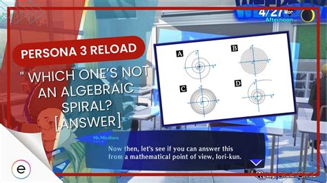 Persona 3 Reload: Which One’s Not An Algebraic Spiral? - eXputer.com