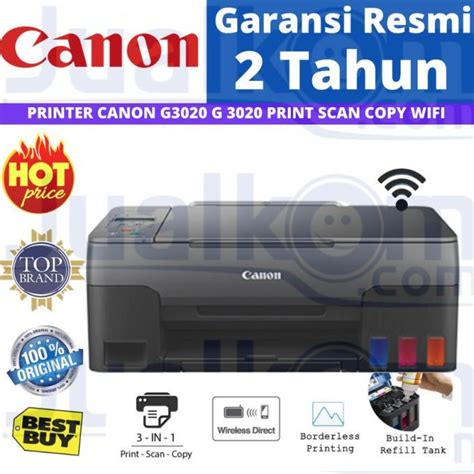 Jual Printer Canon PIXMA G3020 G 3020 All In One Print Scan Copy Wifi