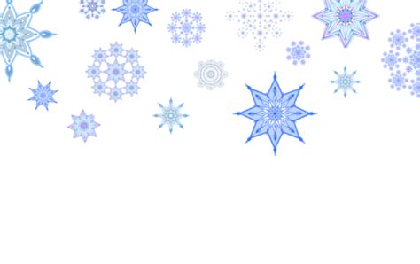 Snowflakes Falling PNGs for Free Download