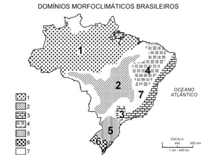 Questão Observe o mapa Considere as afirmações seguintes I O número 3