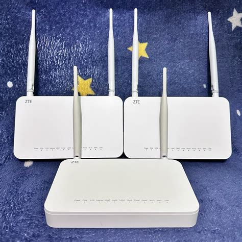 Jual Router Zte Gpon Ont Zxhn F V Port Biru Shopee Indonesia