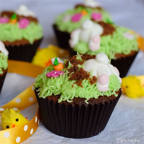 Easter Bunny Butt Cupcakes Only Crumbs Remain