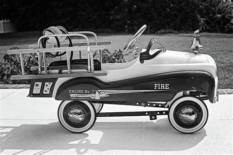 Toy Fire Truck Photograph by Vintage Photo Archive - Fine Art America