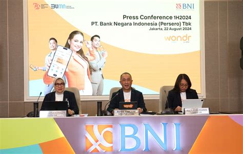 Semester I Bni Raih Laba Bersih Rp Triliun