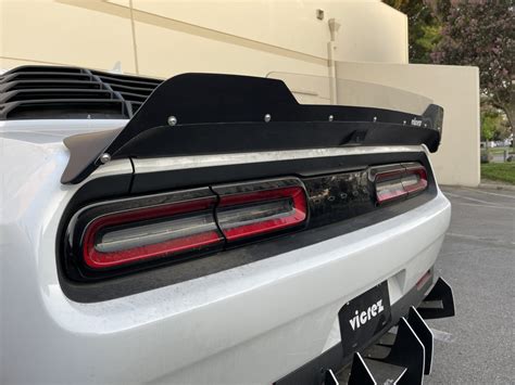 Product Gallery Vicrez Rear Spoiler Redeye Hellcat Style W Camera