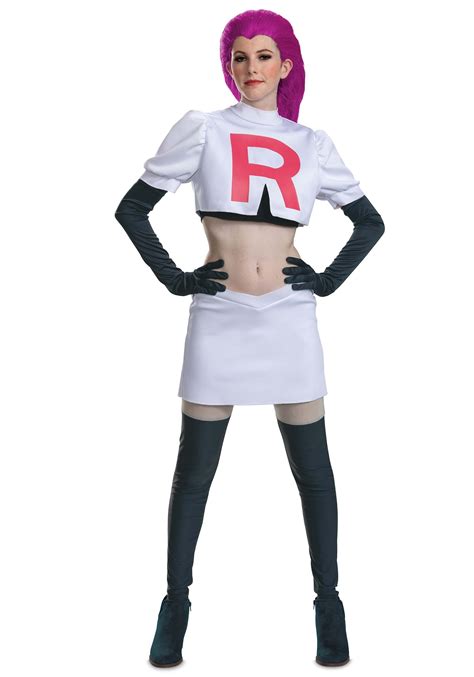 Adult Deluxe Team Rocket Jesse Costume Pokemon Costumes