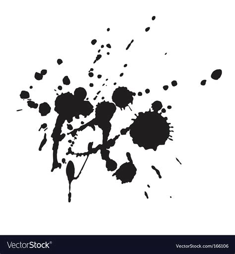 Paint splat Royalty Free Vector Image - VectorStock