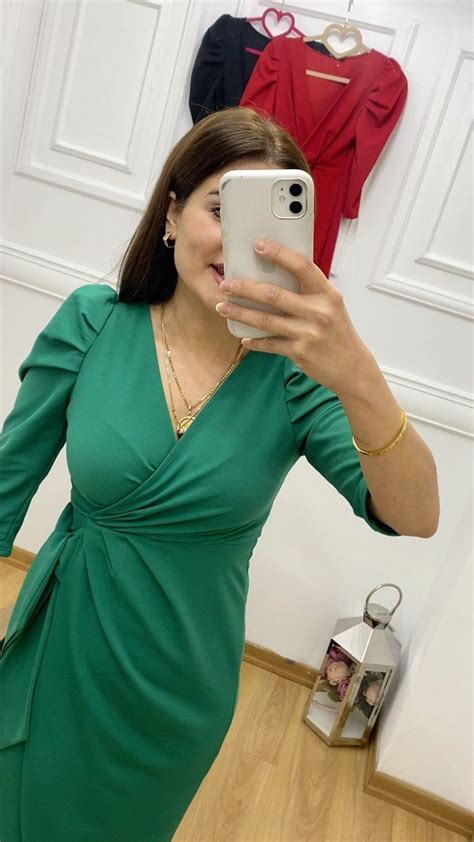 Butik Elbise Abiye Moda 👗🛍️💃🏻 On Instagram “atlas Yeşil 💚esnek Full Likralı Kenden Bağlamalı