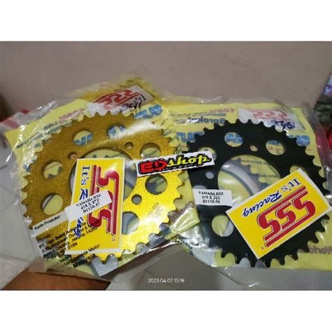 Jual Gear Belakang Tipis Slim Rx Jupiter Baja Sss Gold Hitam Racing