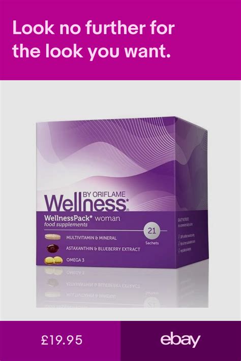 Oriflame Wellness Pack Woman Ebay Multivitamin Mineral Medicine