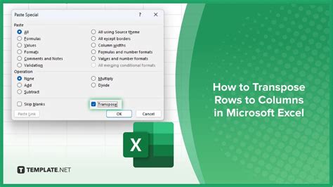 How To Transpose Rows To Columns In Microsoft Excel [ Video]