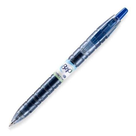 Pilot B2p Bottle 2 Pen Recycled Ballpoint Pen With Blue Ink 07 Mm