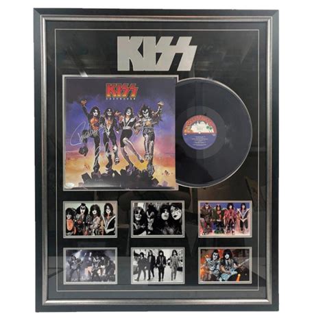 Music Kiss Destroyer Signed And Framed Album Cover 32286