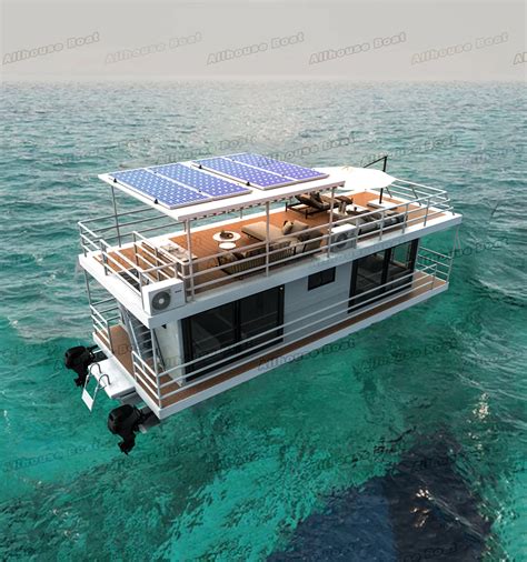 Allhouse Luxury Yacht Style Floating Boat Prefab Container Hotel House