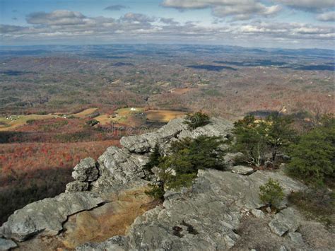 Hanging Rock State Park Overlook Stock Photo Image Of Hiking Wolf