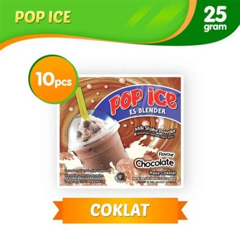 Pop Ice Blender Renceng Isi 10 Sachet Lazada Indonesia