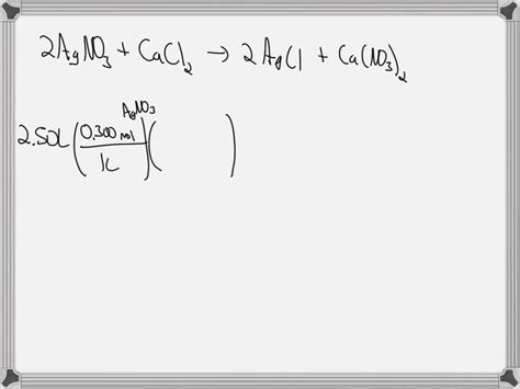 Solved 48 When An Aqueous Solution Of Silver Nitrate Agno3 Reacts With An Aqueous Solution