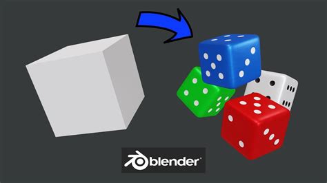 Create Dice In Blender In 1 Minute Blender Lazy Tutorial YouTube