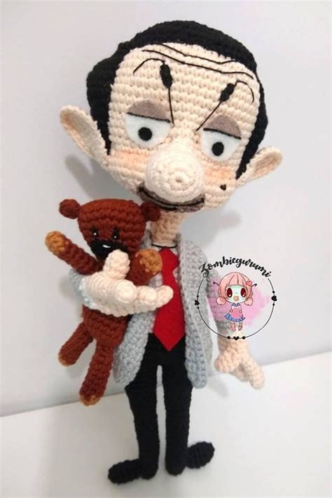 Mr Bean And Teddy Pattern Amigurumi In 2021 Crochet Teddy Bear