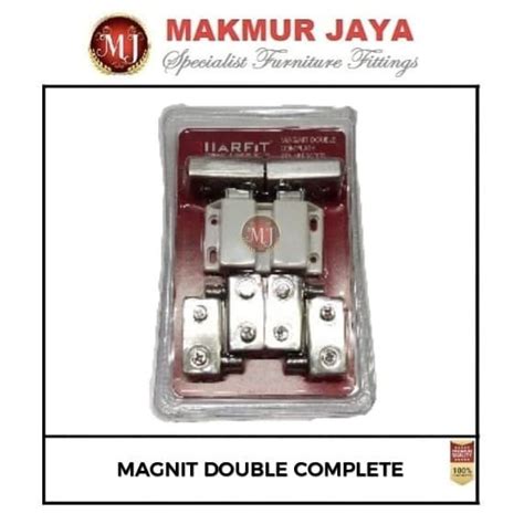 Jual Engsel Kaca Jepit Magnet Push Double Engsel Pivot Kaca 2daun