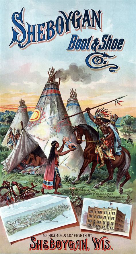 American Indians Vintage Poster Free Stock Photo - Public Domain Pictures