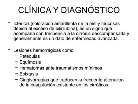 Cirrosis Hepatica Clinica Dx Y Tratamiento Ppt