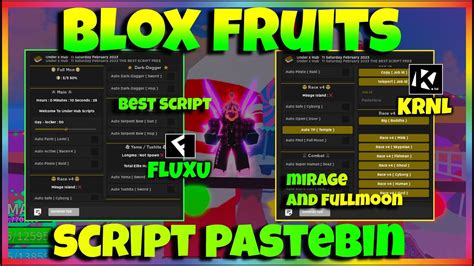 BLOX FRUITS Script Pastebin 2023 AUTO FARM AUTO RAID AUTO GOD HUMAN