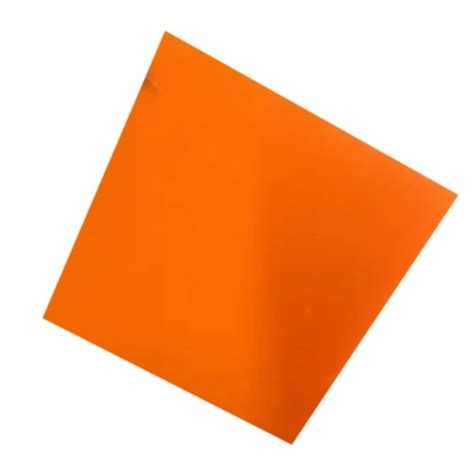 Glossy Orange Acrylic Sheet Thickness 2 Mm At Rs 40sq Ft In Jaipur