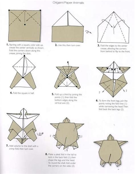 Origami Turtle Step By Step - Origami