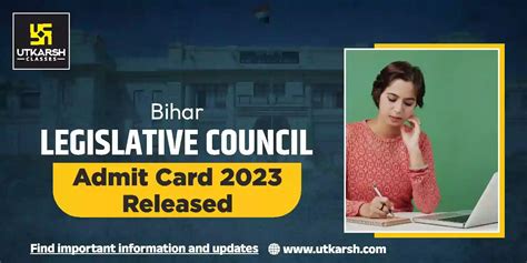 Bihar Vidhan Parishad Admit Card - Download Admit Card for Bihar Vidhan ...