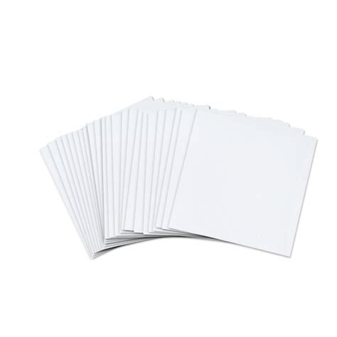 Dry Erase Magnetic Labels, 4” x 4”, 25 Pack - Blue Summit Supplies