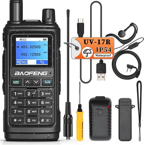 Amazon BAOFENG UV 17R Two Way Radio Long Range Ham Radio IP54