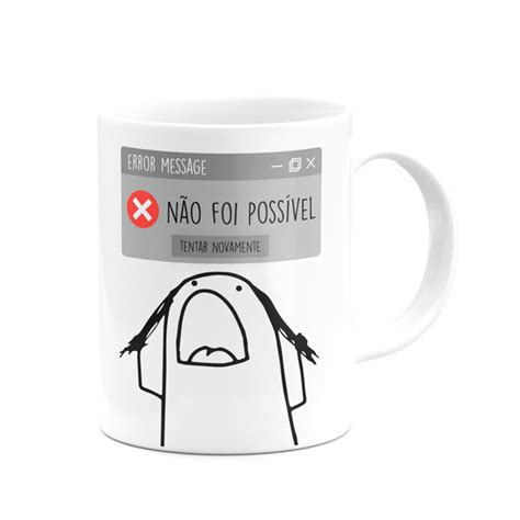 Caneca Divertida Meme Flork Aguarde Instalando Paciencia Elo7