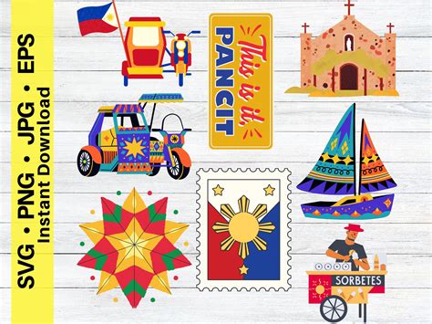 Philippines SVG Filipino SVG Filipino Stickers Filipino Lupon Gov Ph