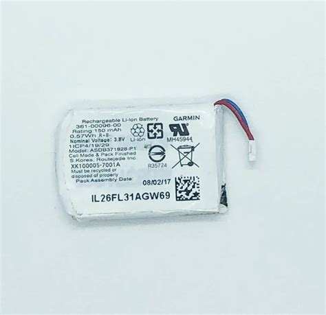 New 3 8V 150mAh 0 57Wh ASDB371828 P1 Replacement Rechargeable Battery