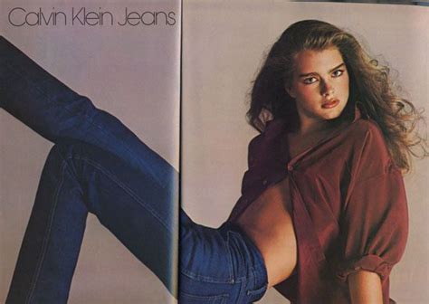 Brooke Shields For Calvin Klein Jeans 1980 Brooke Shields Calvin