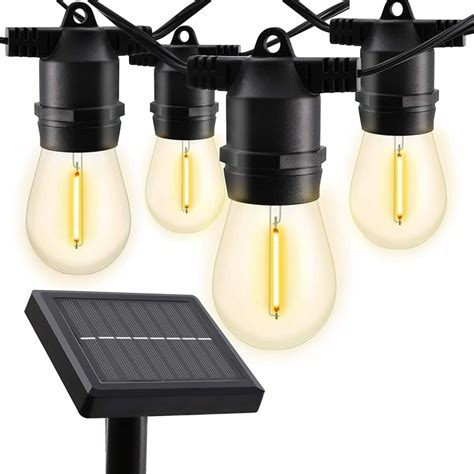 Catena Luminosa A Led Energia Pannello Solare Con Lampadine Luce